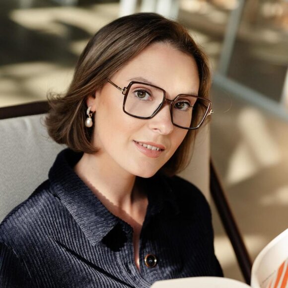 Tom Ford FT5915-B 005 Square Eyeglasses 53mm - Black/Havana - Picture 3 of 10